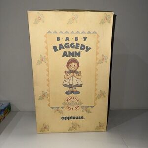 Vintage 1993 Baby Raggedy Ann 15" Molly-E Version Doll by Applause New Box A